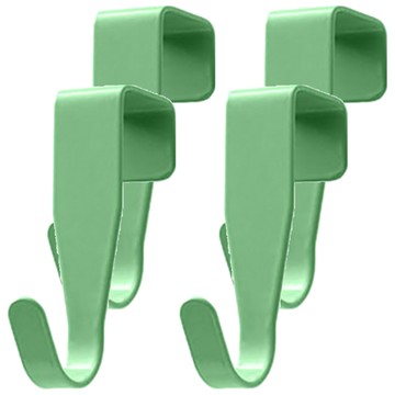小麥購物 櫥櫃門掛鉤 L2312  4個  綠色