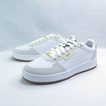 PUMA 39508710 休閒鞋 男款 Court Classic Lux SD 運動鞋 白【iSport愛運動】