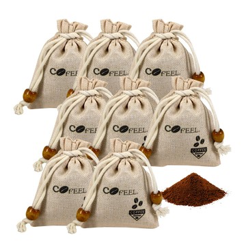 cofeel 凱飛咖啡豆研磨香包20g/除臭包/除濕包(8包組)