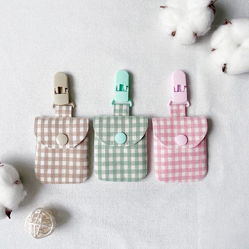 日系格紋 簡約格紋 護身符袋 香火袋 彌月禮物  平安符袋 多色