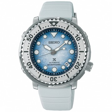 SEIKO精工 Prospex 企鵝愛海洋200米潛水機械錶 4R35-04Z0H(SRPG59K1)-藍/43.2mm