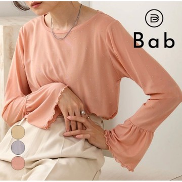 現貨🇯🇵Bab 新品入荷 巴洛克碎石 薄紗 內搭上衣 日系穿搭 冬天女裝