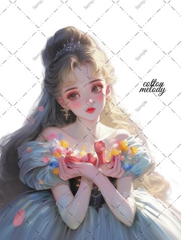 original sticker no.1047 人物貼紙 原創貼紙 人物貼紙 女孩貼紙 原創人物貼紙