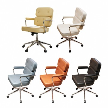 【好氣氛家居】麻里輕奢舒適辦公椅/電腦椅(沙發椅/電競椅/扶手椅/會議椅/低背椅)黃色