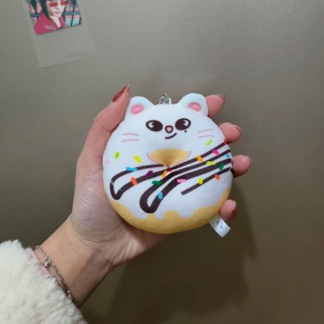 ⭐韓國代購正版⭐straykids甜甜圈毛絨鑰匙扣skzoo掛件卡套書包鑰匙可愛掛件