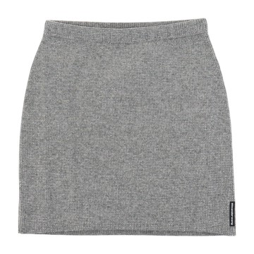 alexanderwang 灰色羊毛燙鑽迷你裙