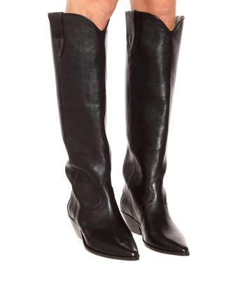 Isabel Marant Denvee leather knee-high boots