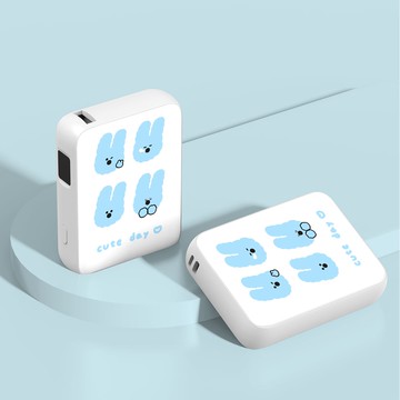 【布魯邦尼 BLUEBUNNY x Unicorn聯名限量】迷你口袋快充行動電源 PD+QC3.0 大容量10000mAh 移動電源 行動充 行充 充電器 充電寶