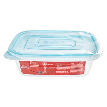 樂扣樂扣繽紛ezlock保鮮盒(長方款)520ml_藍蓋  1入  1個