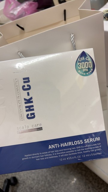 GHK-Cu藍銅健髮液12mlx5(3000ppm) l  強健髮根