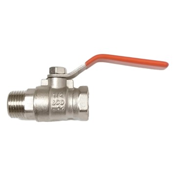 新多多小舖 四分內外牙球塞凡而 NS ball valve 外牙直徑2.1cm 內牙內徑1.9cm 長度5.8cm  1個