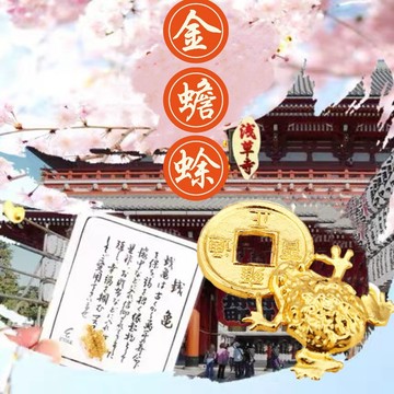 開運蟾蜍 招財蟾蜍 開運小物 金色錢龜 招福小錢龜 招財 日本御守 招財小物 小金龜 招桃花【HF188】
