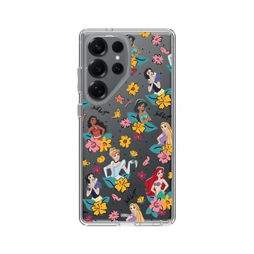 Galaxy S25 Ultra Clear 透明 - 迪士尼-公主系列 Disney Princess - 花朵
