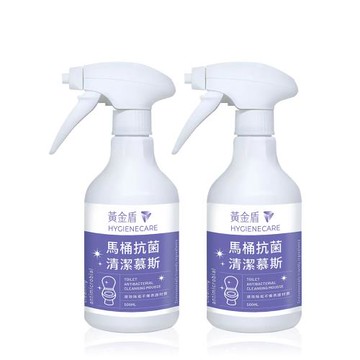 【黃金盾】馬桶抗菌清潔劑500ml x2入