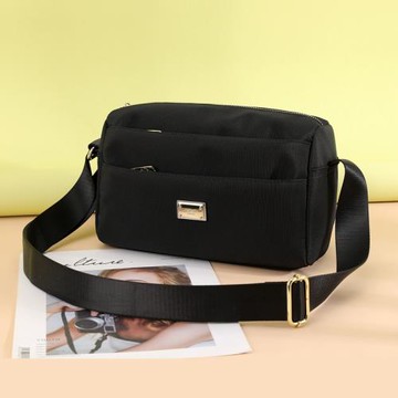 新款小包包女夏牛津布2025時尚帆布包中年媽媽百搭單肩尼龍斜挎包