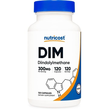 美國代購！原裝正品Nutricost DIM 二吲哚甲烷 BioPerine300mg120粒含胡椒素