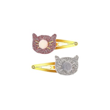 荷蘭 Souza 金銀漸層貓貓髮夾 2 入組