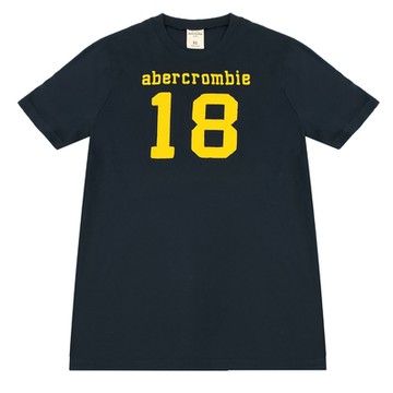 A&F 可愛數字印刷童裝短T