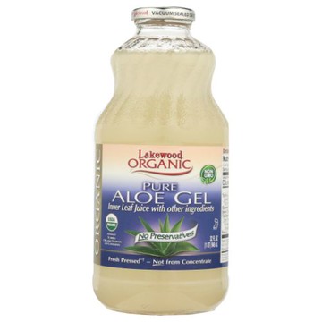 Aloe Vera Gel Juice 32 Oz by Lakewood Organic