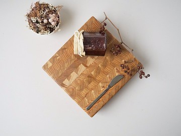 【加拿大LARCHWOOD】頂級落葉松棋盤/擺盤砧板-方