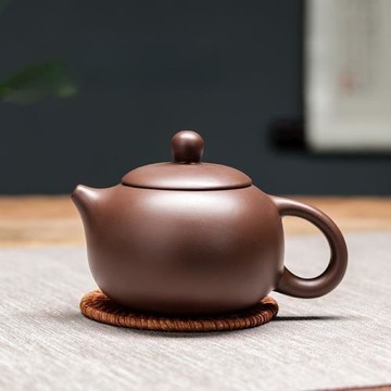 (免運)宜興紫砂壺大容量仿古壺純手工泡茶單壺可倒立小號西施壺功夫茶具