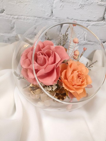 綺思藝想-春光明媚 玻璃斜口圓瓶