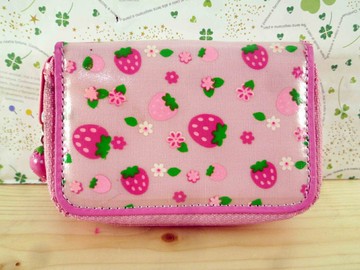 【震撼精品百貨】草莓 Strawberry 2用鎖包-粉 震撼日式精品百貨