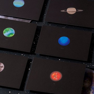 行星系列明信片組 / 套組11張