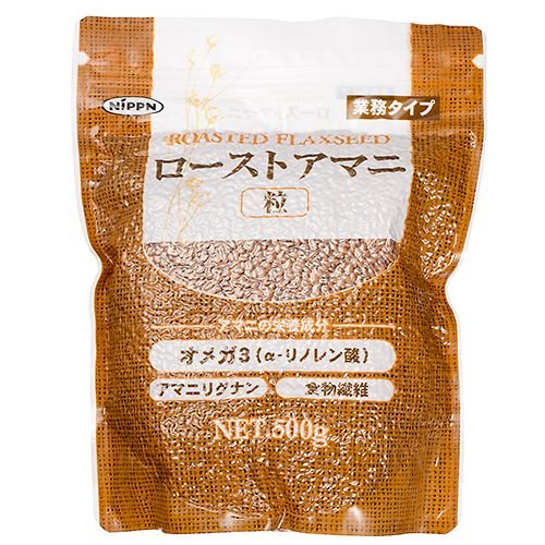 ニップン ローストアマニ(粒) 500g