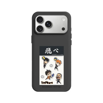 iPhone 17 Pro Max SolidX 黑 - 排球少年 Haikyu!! - 烏野貼紙包設計款