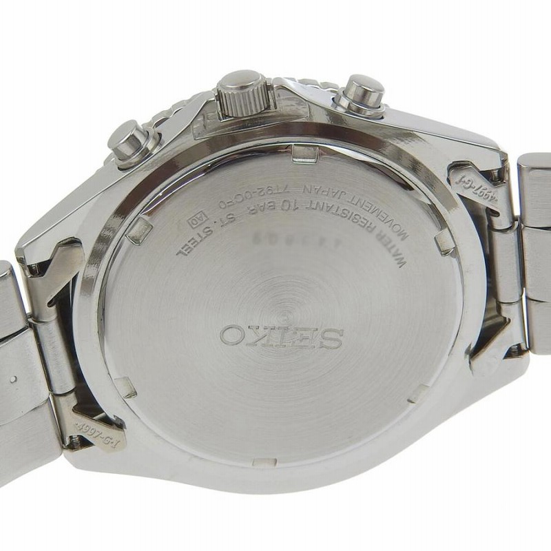 セイコー SEIKO パイロット クロノグラフ 海外モデル 7T92 0CF0