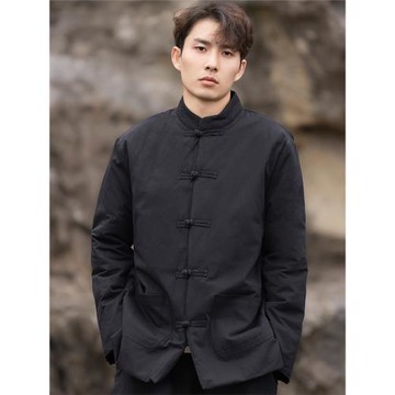 獨樓棉衣 新中式復古唐裝男棉服中國風中式棉襖男士盤扣冬季外套