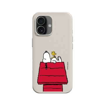 iPhone 17 SolidX 貝殼灰 - 史努比 Snoopy - Snoopy的慵懶時光