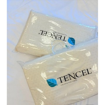 100%天絲乳膠枕 蜂巢 中高枕 不變形 台灣製造 乳膠枕 天絲 人體工學 枕頭 透氣 付提袋