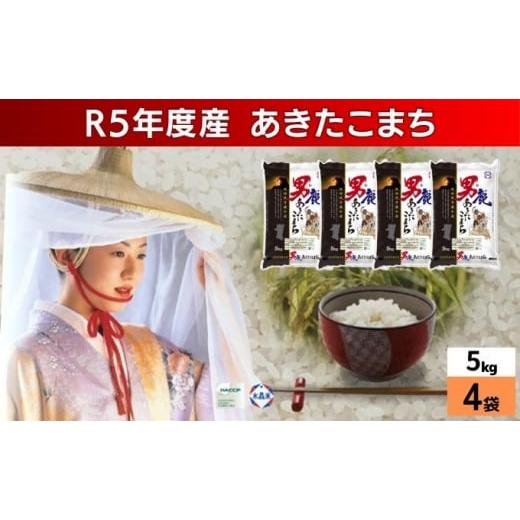 ふるさと納税 秋田県 男鹿市 令和5年産 あきたこまち 精米 20kg 5kg×4袋 秋田県 男鹿市 秋田食糧卸販売