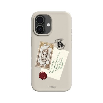 iPhone 16 SolidX 貝殼灰 - 哈利波特 Harry Potter - 入學信封和車票