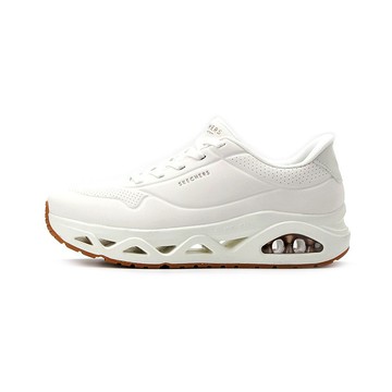 SKECHERS UNO GLIDE STEP 寬楦瞬穿運動鞋 白 190113WW 女鞋