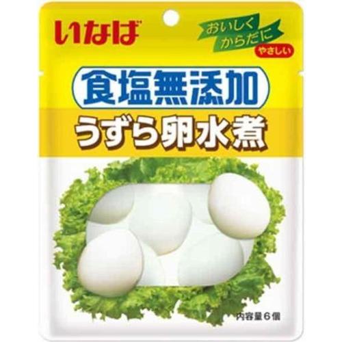 いなば 食塩無添加うずら卵水煮 6個×8個