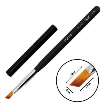 Julia-霧面黑木桿筆-【三角斜筆】French法式4.5