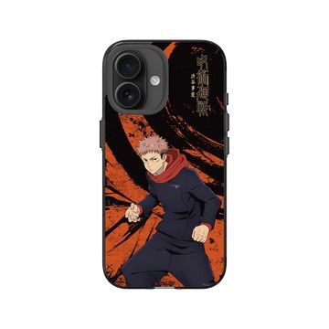 iPhone 16 Clear (相機按鈕) 酷墨灰 - Jujutsu Kaisen 咒術迴戰 S2 - 澀谷事變戰鬥系列-虎杖悠仁