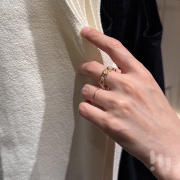 月光花園 │ 珍珠編織鏤空 戒指 LIM:M PROJECT【限量】