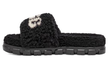 UGG COZETTA CURLY GRAPHIC BLACK WOMEN