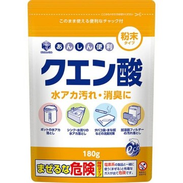 日本【第一石鹼】KC廚房清潔用檸檬酸 180ml 二入組合