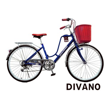 DIVANO 24吋日本6速通勤低跨自行車 -通勤基本款全配備