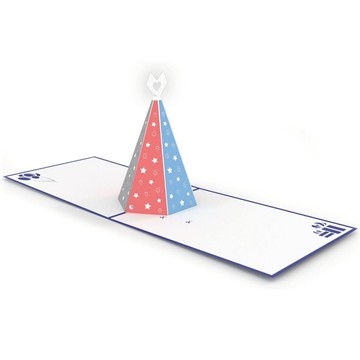 生日狂歡派對【sharktankgift】LOVEPOP 生日卡片 - 可拆式慶生帽 好友 生日快樂 生日卡片 立體卡片 送上祝福 情感傳達 小心意 獻上生日驚喜
