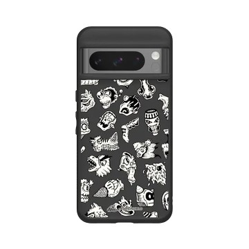 Pixel 8 Pro SolidSuit 黑 - Ted Leonid Melendres - Monster Head Collection 怪獸謎