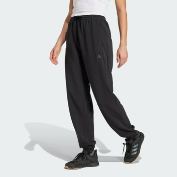 【ADIDAS】D4T KNIT PANT 長褲 女 黑色-JP2644
