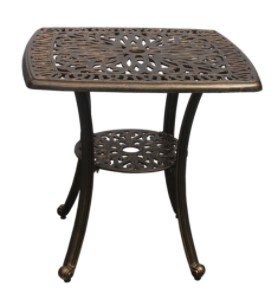 ╭☆雪之屋☆╯ 雕花茶几(DIY自組)/戶外休閒桌椅T-ZD60