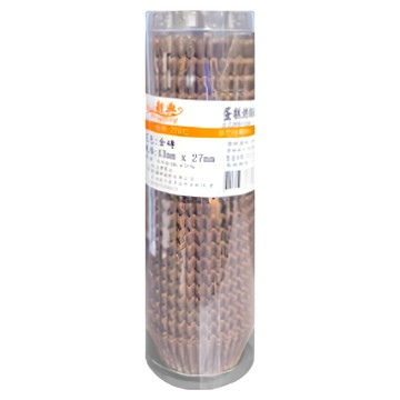 Ideal Wrapping 毅典 金峰蛋糕烘焙紙杯 63mm x 27mm  金磚  1盒