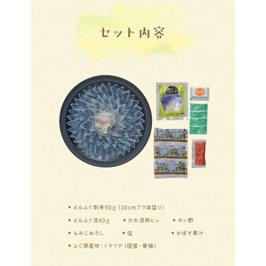 福岡県・ふく太郎本部 とらふく刺身セット（3人前）  　ふく刺し ふぐ刺し とらふぐ 刺身 冷凍  ふく太郎本部